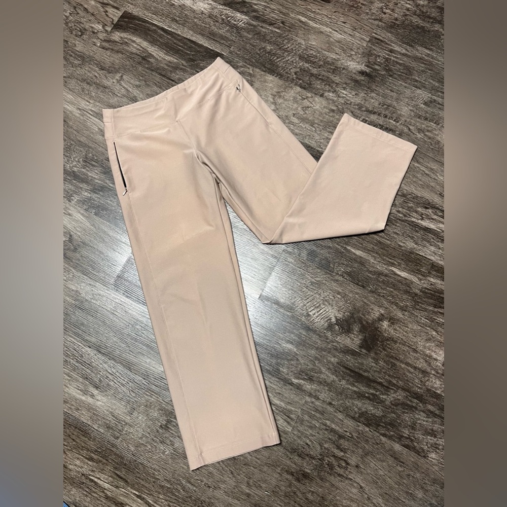Like New LUCY Pants USA Medium S WIDE High Rise KNIT